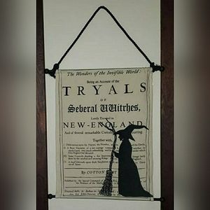 Witch Trials wall hanging